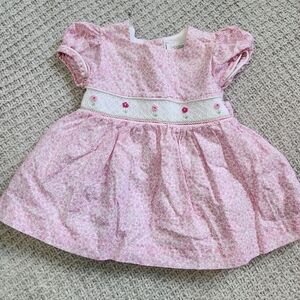 Vintage Youngland Floral Embroidered Dress Size 3/6 Months